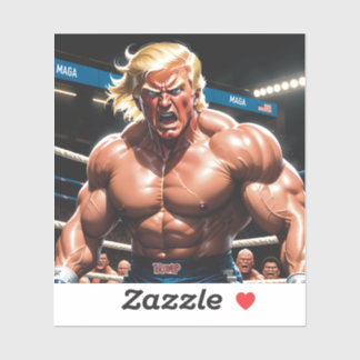 Sticker Donny T en rage (MIXED MARTIAL ART/Superstar MAGA 