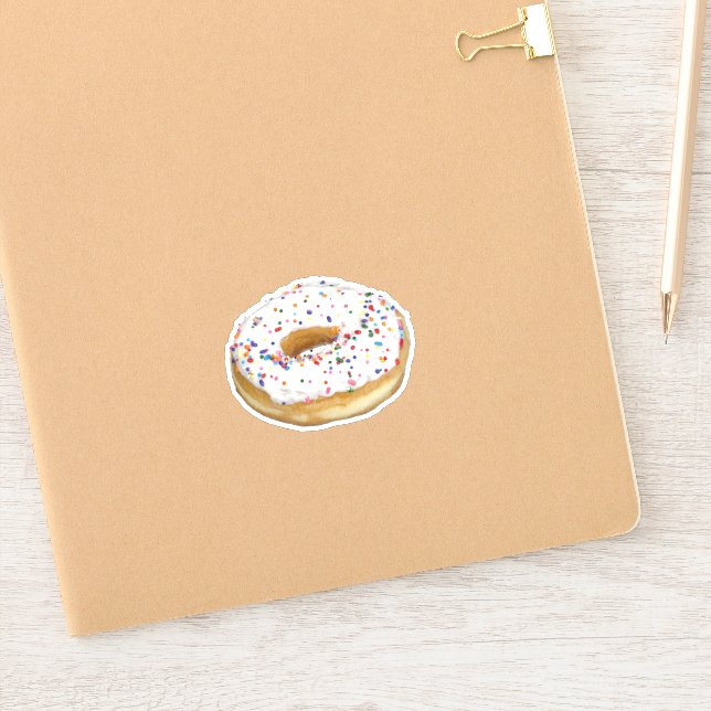 STICKER DONUT AVEC DES BÂTIMENTS SPRINKLES (Carnet)
