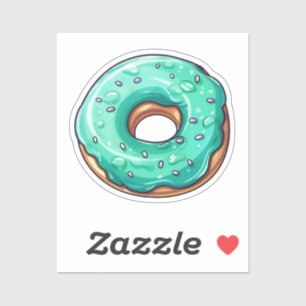 Sticker Donut de dessin animé