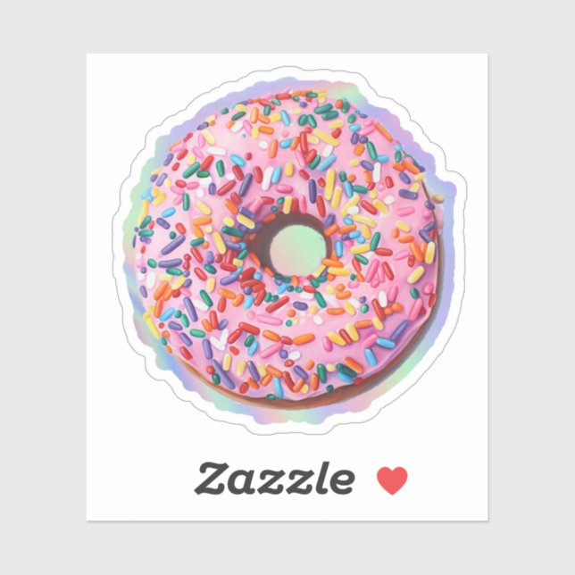 Sticker Donut holographique (Feuille)