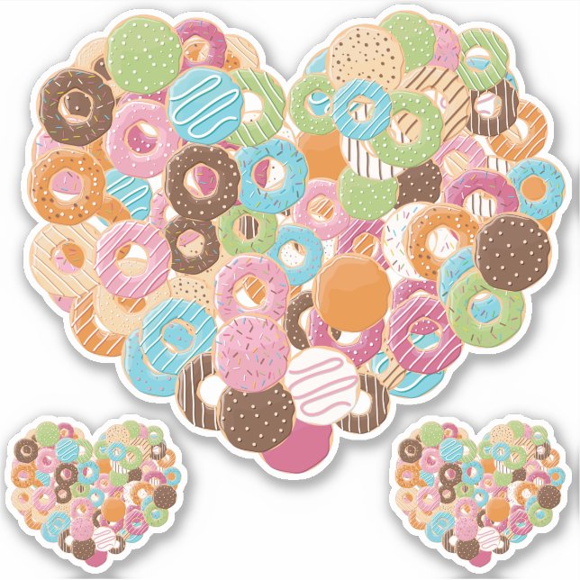 Sticker Donut Lover (Devant)
