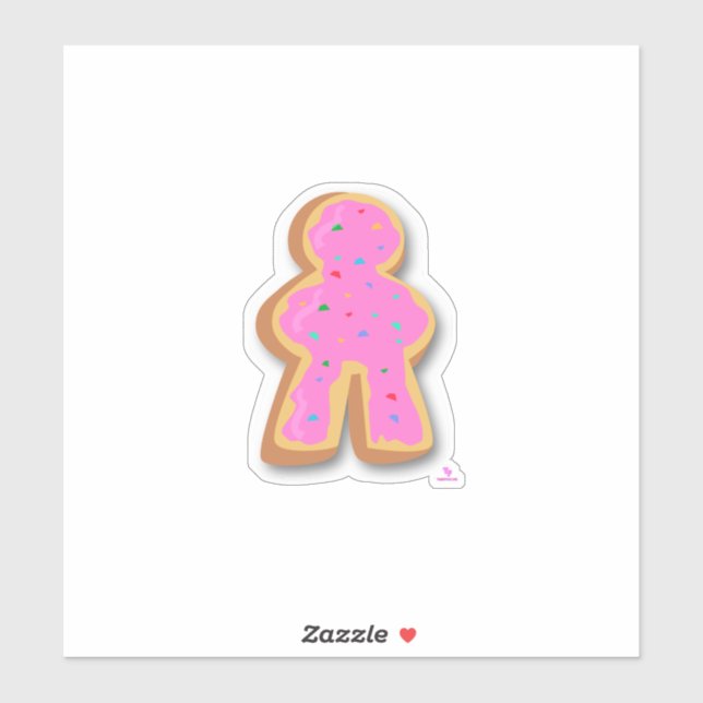 Sticker Donut Meeple Amusant Jeu de Société Design Mignon (Feuille)