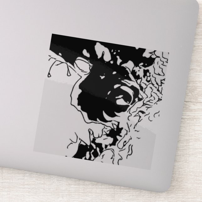 Sticker Doodle de fleurs (Détail)