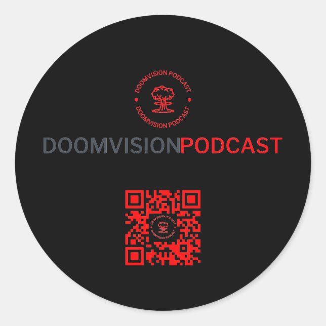 Sticker DoomVision (Devant)