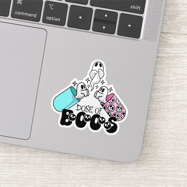 Sticker Dose de Boos Halloween Médicale (Détail)