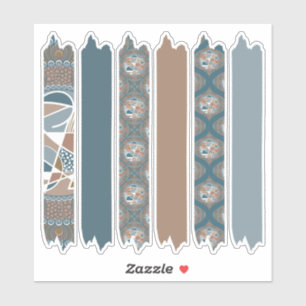 Sticker Dot Accent Abstrait Mandala Motifs Bande Washi