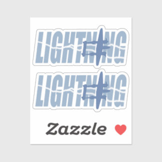 Sticker Double éclair