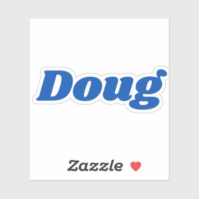 Sticker Doug (Feuille)