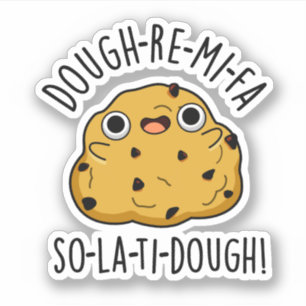 Sticker Dough-Re-Mi Drôle Musique Dough Pun