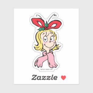 Sticker Doux portrait de Cindy Lou Who