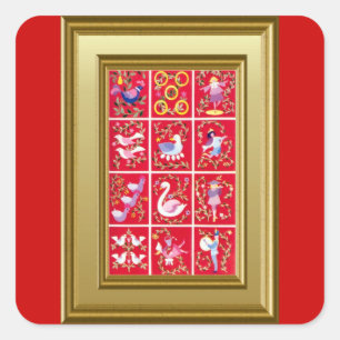 sticker Douze Jours de Noël