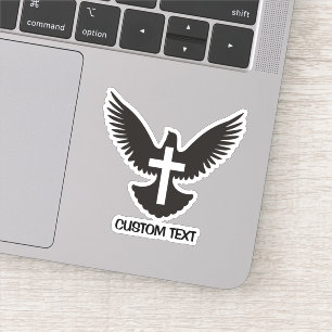 Sticker Dove avec croix