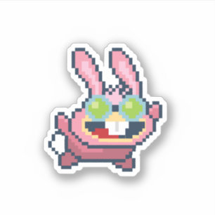 Sticker Dr Hare Poptropica 8 bits