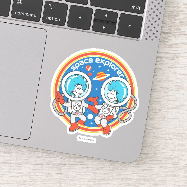 Sticker Dr Seuss | Cadet Un Cadet Deux Espace Explorer (Détail)