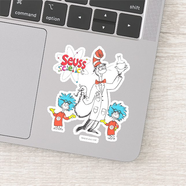 Sticker Dr Seuss | Chat dans la science de la sécurité Cas (Détail)