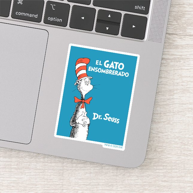 Sticker Dr. Seuss El Gato Ensombrerado Espagnol -> is not  (Détail)