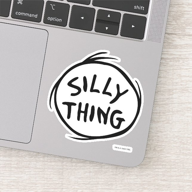 Sticker Dr Seuss | La Chose Une Deux - La Chose Silly (Détail)