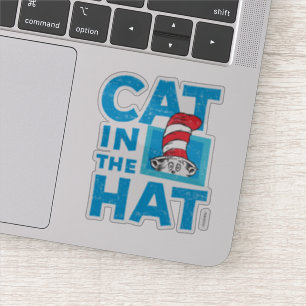 Sticker Dr Seuss  Le chat dans le logo Casquette - Vintage