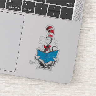 Sticker Dr Seuss Le Chat en Casquette - Lecture