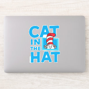 Sticker Dr. Seuss Logo du Chat dans le Chapeau