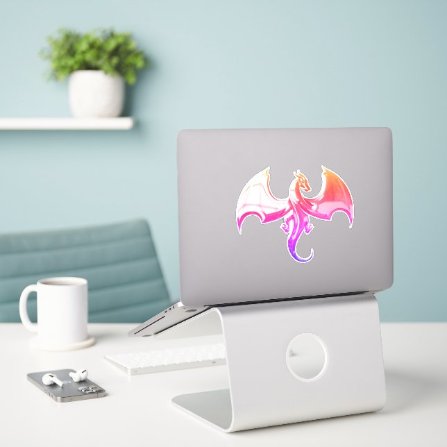 Sticker Dragon (Ordinateur portable sur le bureau)