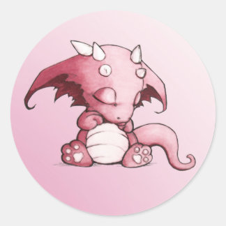 Sticker Dragon Bébé Dormir