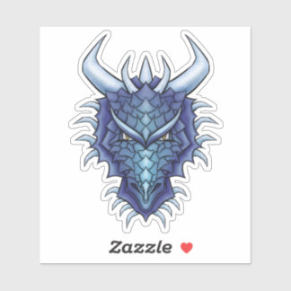 Sticker Dragon head magique créature mythique imaginaire a