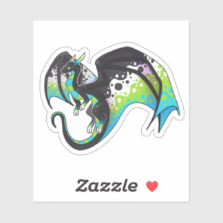 Sticker Dragon Quoisexuel Pride