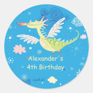 Sticker Dragon Volant