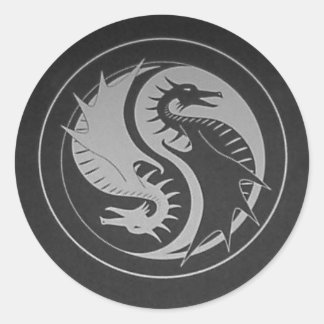 Sticker Dragon Yin/Yang