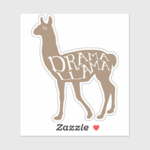 Sticker Drama Llama