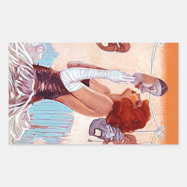 Sticker Drama Monter Étoile Théâtre Art par intéri (Devant)