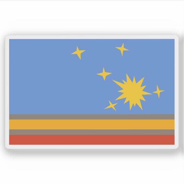 Sticker Drapeau Adolfo Gonzáles Chaves Partido partido (Devant)