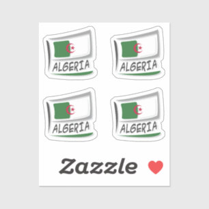 Sticker Drapeau Algérie Pride X