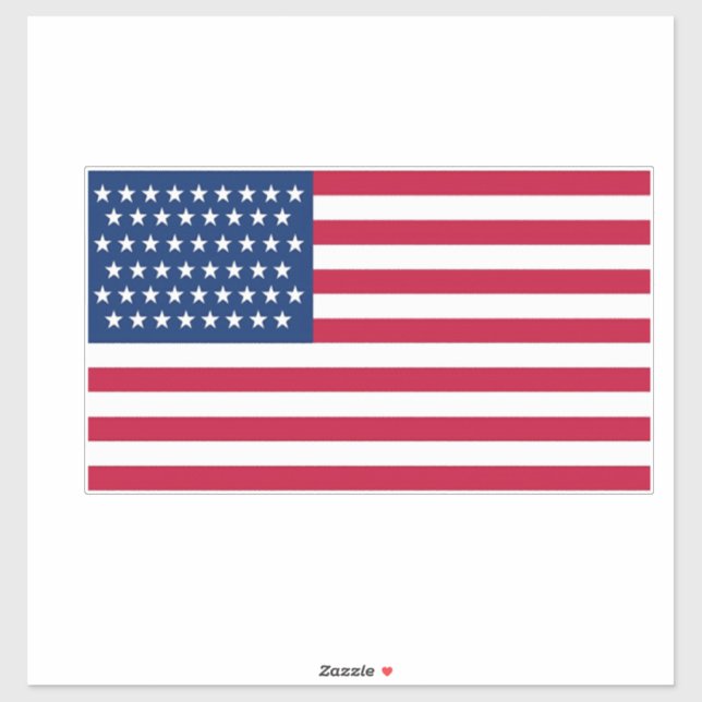 Sticker Drapeau américain (Feuille)