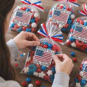 Sticker Drapeau américain 1776 à 2026 États-Unis 250e anni