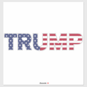 Sticker Drapeau américain des élections de Trump en 2024
