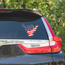 Drapeau américain Shaka Hand USA Quatre Juillet Pa