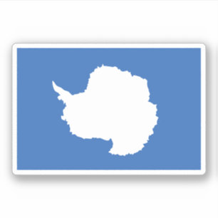 Sticker Drapeau Antarctique