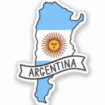 Drapeau Argentine Carte Patriotique Fierté Argenti