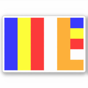 Sticker Drapeau bouddhiste