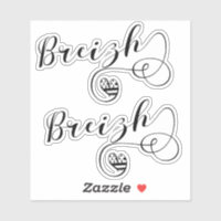 Drapeau Breizh en Coeur, Bretagne, langue bretonne