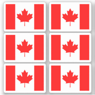 Sticker Drapeau canadien
