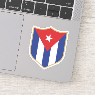 Sticker Drapeau cubain Emblem Voyage patriotique