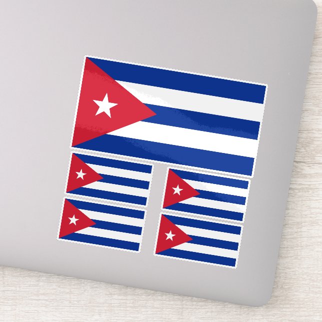 Sticker Drapeau cubain, La Havane, Fidel Castro, Che Gueva (Détail)