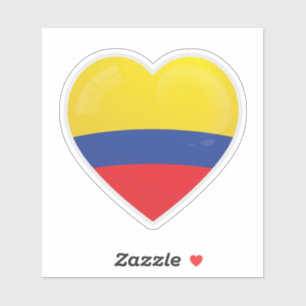 Sticker Drapeau d'amour Colombie