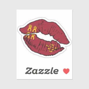 Sticker Drapeau d'amour Murcia Murcian