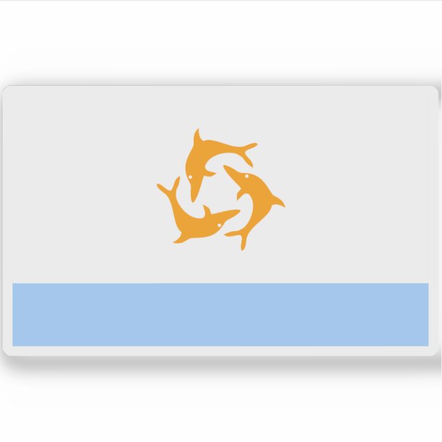 Sticker Drapeau d'Anguilla (1967-1969) (Devant)