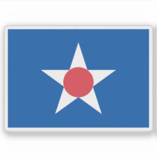 Sticker Drapeau d'Asahikawa, Hokkaido, Japon