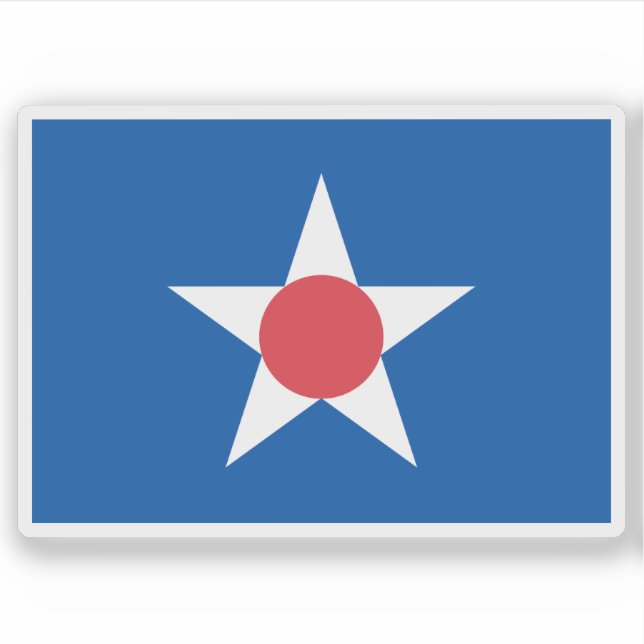 Sticker Drapeau d'Asahikawa, Hokkaido, Japon (Devant)